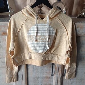 D) Rip Curl Women's Yellow Cropped Hoodie